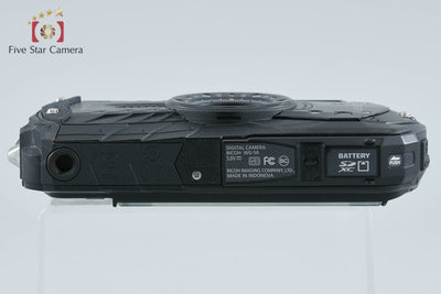 【中古】RICOH リコー PENTAX ペンタックス WG-50 ブラック 防水デジタルカメラ シャッター回数僅少