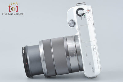 【中古】SONY ソニー α NEX-F3 ズームレンズキット ホワイト シャッター回数僅少