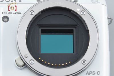 【中古】SONY ソニー α NEX-F3 ズームレンズキット ホワイト シャッター回数僅少