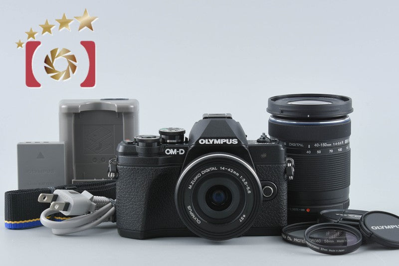 【中古】OLYMPUS オリンパス OM-D E-M10 Mark III EZ ダブルズームキット ブラック シャッター回数僅少