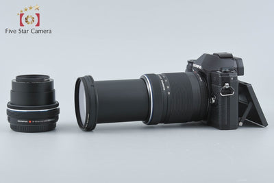 【中古】OLYMPUS オリンパス OM-D E-M10 Mark III EZ ダブルズームキット ブラック シャッター回数僅少
