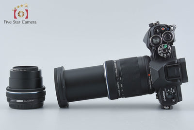 【中古】OLYMPUS オリンパス OM-D E-M10 Mark III EZ ダブルズームキット ブラック シャッター回数僅少