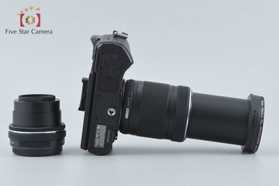 【中古】OLYMPUS オリンパス OM-D E-M10 Mark III EZ ダブルズームキット ブラック シャッター回数僅少