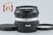 【中古】Nikon ニコン NIKKOR-H Auto 28mm f/3.5