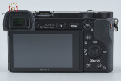 【中古】SONY ソニー α6000 ILCE-6000 ブラック パワーズームレンズキット 多言語対応