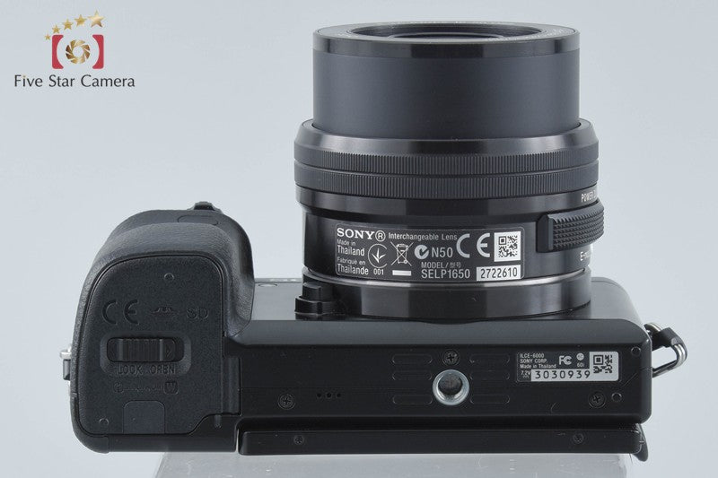 中古】SONY ソニー α6000 ILCE-6000 ブラック パワーズームレンズ
