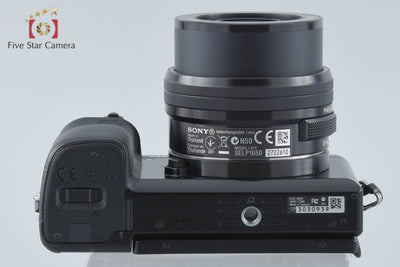 【中古】SONY ソニー α6000 ILCE-6000 ブラック パワーズームレンズキット 多言語対応