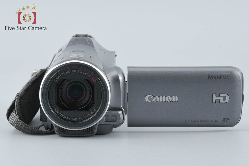 中古】Canon キヤノン iVIS HF M41 シルバー ビデオカメラ – Five Star