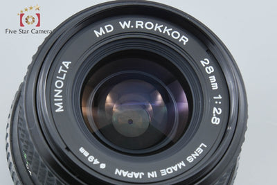 【中古】MINOLTA ミノルタ MD W.ROKKOR 28mm f/2.8