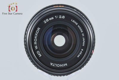 【中古】MINOLTA ミノルタ MD W.ROKKOR 28mm f/2.8