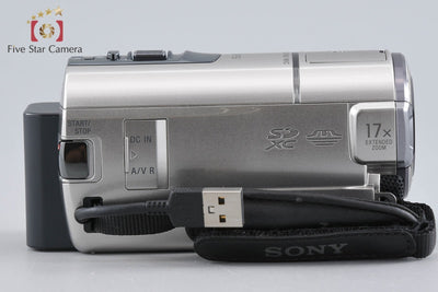 【中古】SONY ソニー HDR-PJ40V シャンパンシルバー ビデオカメラ 元箱付き