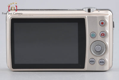 【中古】Casio カシオ EXILIM ZOOM EX-Z270 ゴールド コンパクトデジタルカメラ 元箱付き