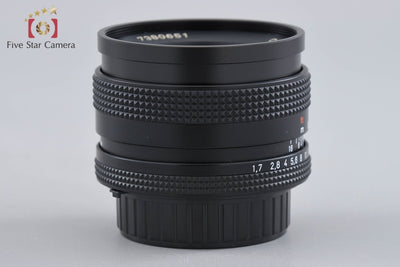 【中古】CONTAX コンタックス Carl Zeiss Planar 50mm f/1.7 T* MMJ