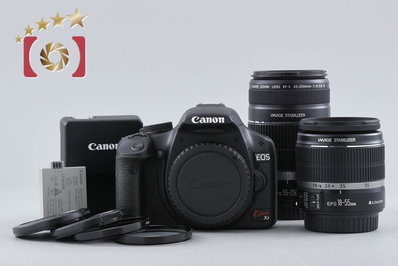 【中古】Canon キヤノン EOS Kiss X3 ダブルズームキット