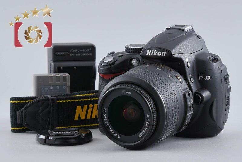 【中古】Nikon ニコン D5000 18-55 VR レンズキット シャッター回数僅少