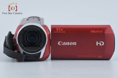 【中古】Canon キヤノン iVIS HF R31 レッド ビデオカメラ