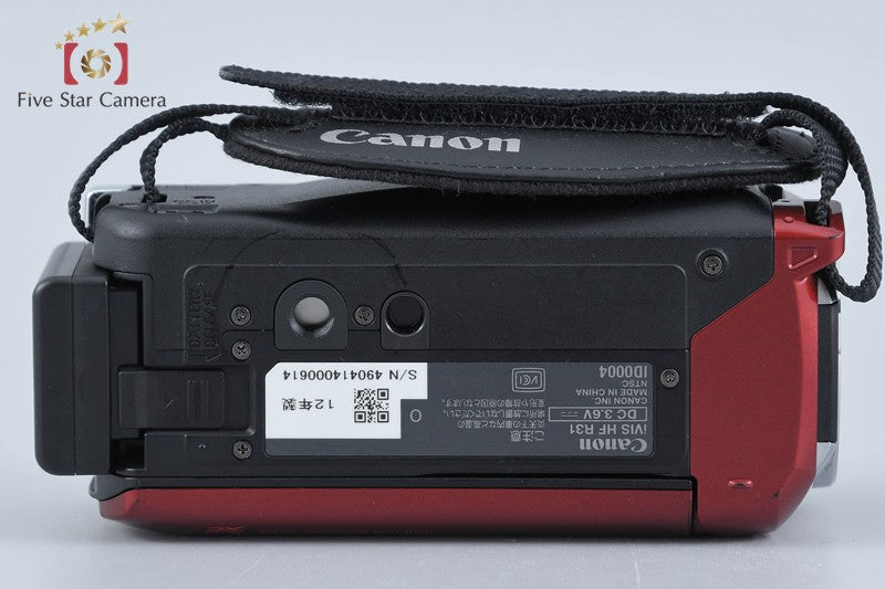中古】Canon キヤノン iVIS HF R31 レッド ビデオカメラ – Five Star