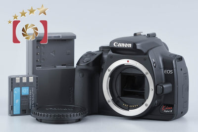 【中古】Canon キヤノン EOS Kiss Digital X ブラック デジタル一眼レフカメラ