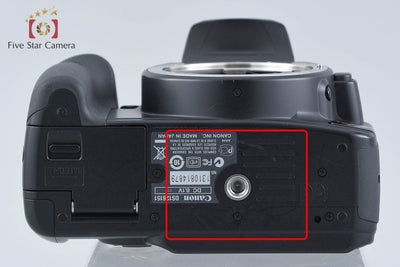 【中古】Canon キヤノン EOS Kiss Digital X ブラック デジタル一眼レフカメラ