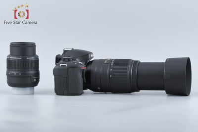 【中古】Nikon ニコン D5100 ダブルズームキット シャッター回数僅少