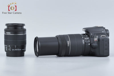 【中古】Canon キヤノン EOS Kiss X7 ダブルズームキット ブラック