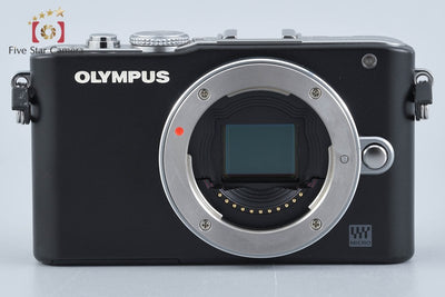 【中古】OLYMPUS オリンパス PEN Lite E-PL3 ダブルズームレンズキット ブラック 元箱付き