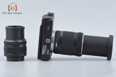 【中古】OLYMPUS オリンパス PEN Lite E-PL3 ダブルズームレンズキット ブラック 元箱付き