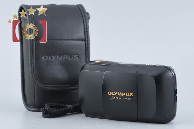 【中古】OLYMPUS オリンパス μ[mju:] PANORAMA ミューパノラマ コンパクトフィルムカメラ