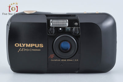 【中古】OLYMPUS オリンパス μ[mju:] PANORAMA ミューパノラマ コンパクトフィルムカメラ