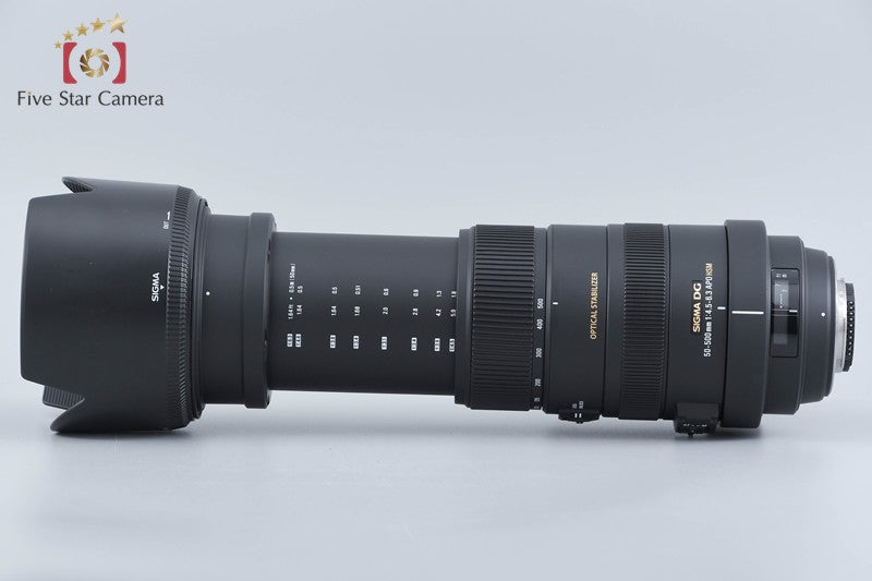 中古】SIGMA シグマ APO 50-500mm f/4.5-6.3 DG OS HSM ニコン用