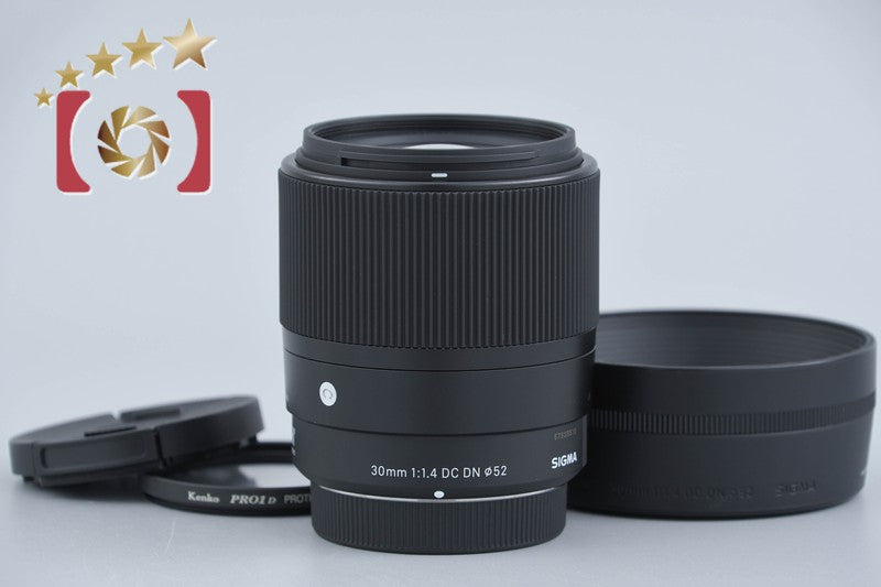 【中古】SIGMA シグマ 30mm f/1.4 DC DN Contemporary マイクロフォーサーズ用