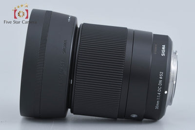 【中古】SIGMA シグマ 30mm f/1.4 DC DN Contemporary マイクロフォーサーズ用