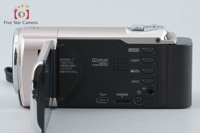 【中古】JVC ケンウッド Everio GZ-HM670 ゴールド デジタルビデオカメラ 元箱付き