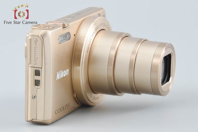 【中古】Nikon ニコン COOLPIX S7000 ゴールド コンパクトデジタルカメラ 元箱付き