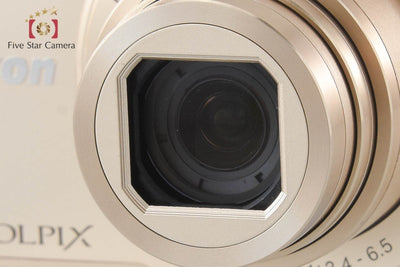【中古】Nikon ニコン COOLPIX S7000 ゴールド コンパクトデジタルカメラ 元箱付き
