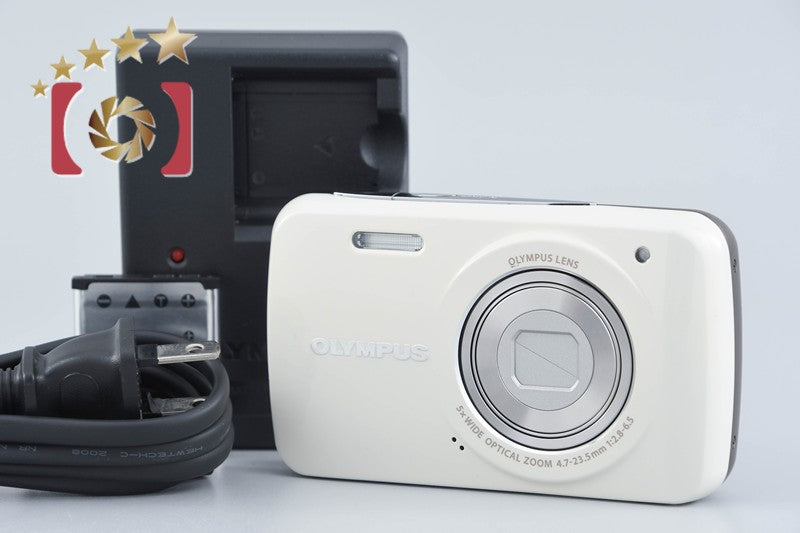 【中古】OLYMPUS オリンパス VH-210 ホワイト コンパクトデジタルカメラ