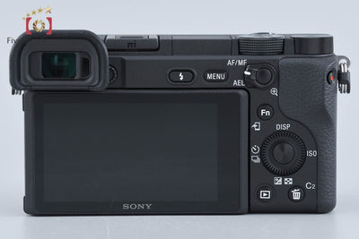 【中古】SONY ソニー α6400 ILCE-6400 ダブルズームレンズキット ブラック シャッター回数僅少