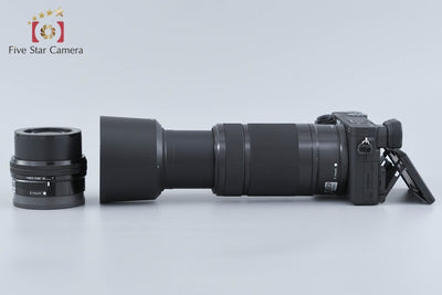 【中古】SONY ソニー α6400 ILCE-6400 ダブルズームレンズキット ブラック シャッター回数僅少