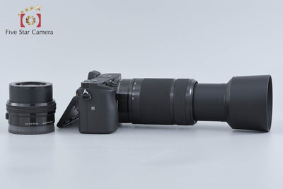 【中古】SONY ソニー α6400 ILCE-6400 ダブルズームレンズキット ブラック シャッター回数僅少
