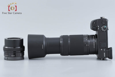 【中古】SONY ソニー α6400 ILCE-6400 ダブルズームレンズキット ブラック シャッター回数僅少