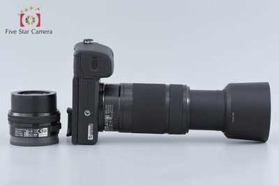 【中古】SONY ソニー α6400 ILCE-6400 ダブルズームレンズキット ブラック シャッター回数僅少