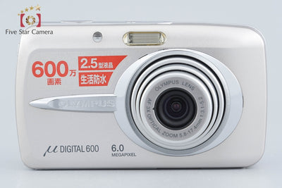 【中古】OLYMPUS オリンパス μ DIGITAL 600 シルバー コンパクトデジタルカメラ