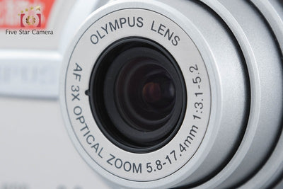 【中古】OLYMPUS オリンパス μ DIGITAL 600 シルバー コンパクトデジタルカメラ