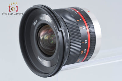 【中古】SAMYANG サムヤン 12mm f/2 NCS CS ブラック マイクロフォーサーズ用 元箱付き
