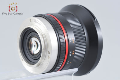 【中古】SAMYANG サムヤン 12mm f/2 NCS CS ブラック マイクロフォーサーズ用 元箱付き