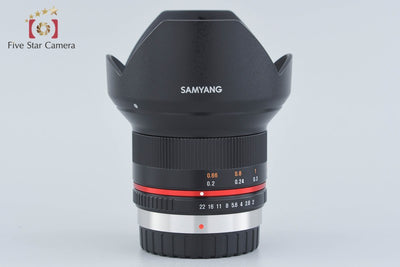 【中古】SAMYANG サムヤン 12mm f/2 NCS CS ブラック マイクロフォーサーズ用 元箱付き