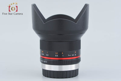 【中古】SAMYANG サムヤン 12mm f/2 NCS CS ブラック マイクロフォーサーズ用 元箱付き