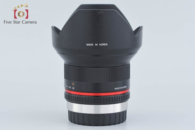 【中古】SAMYANG サムヤン 12mm f/2 NCS CS ブラック マイクロフォーサーズ用 元箱付き