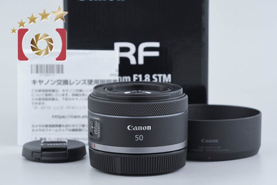 【中古】Canon キヤノン RF 50mm f/1.8 STM 元箱付き