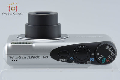 【中古】Canon キヤノン PowerShot A2200 シルバー コンパクトデジタルカメラ